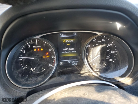 2016 Nissan Rogue S with VIN KNMAT2MV7GP679909, listed as a Copart auction lot 41492635 with 127,547 mi miles and Salvage Title. Bid and sale history available at carsss.com. Image 9.