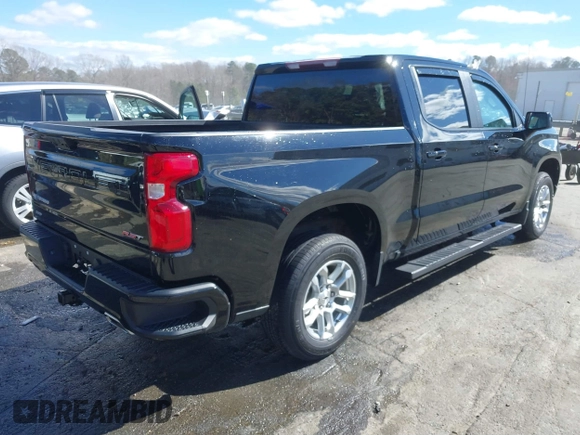 2022 Chevrolet Silverado 1500 RST with VIN 1GCUDEED3NZ630595, listed as a IAAI auction lot 41744460 with 37,181 mi miles and . Bid and sale history available at DreamBid. Image 4.