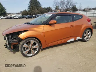 2013 Hyundai Veloster RE:MIX with VIN KMHTC6AD6DU156272, listed as a Copart auction lot 48770025 with 101,729 mi miles and Salvage title. Bid and sale history available at DreamBid. Image 1.
