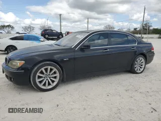 2008 BMW 7 Series 750Li z VIN WBAHN83508DT79853, wystawiony jako Copart lot #56427265 z przebiegiem Nie podano mil oraz Szkoda całkowita • Salvage title. Historia ofert i sprzedaży dostępna na DreamBid. Obrazek 1.