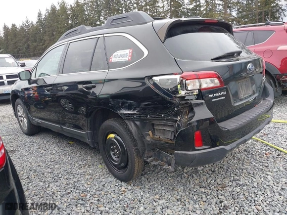2015 Subaru Outback 2.5i Premium with VIN 4S4BSACC2F3351669, listed as a IAAI auction lot 41807338 with 155,225 mi miles. Bid and sale history available at carsss.com. Image 3.