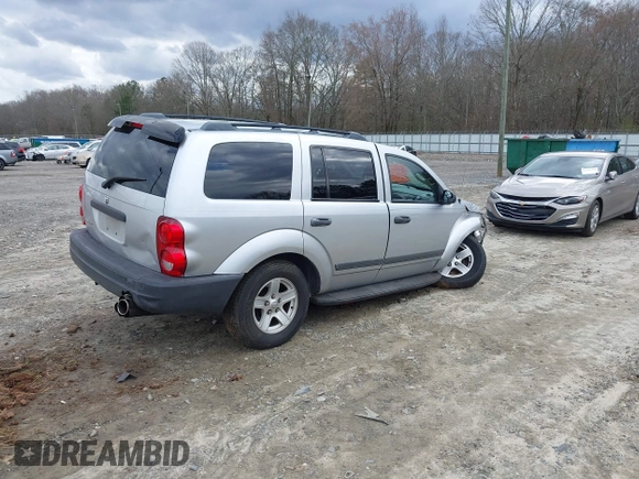 2005 Dodge Durango SXT with VIN 1D4HD38N95F506717, listed as a IAAI auction lot 41737887 with 272,149 mi miles and . Bid and sale history available at DreamBid. Image 4.