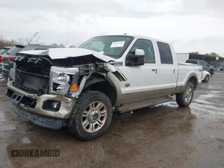 2013 Ford F-250 XL with VIN 1FT7W2BT6DEA95933, listed as a IAAI auction lot 41856698 with 168,236 mi miles and . Bid and sale history available at DreamBid. Image 2.