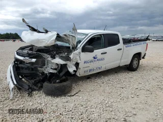 2019 Chevrolet Colorado 2WD Work Truck with VIN 1GCGSBENXK1323459, listed as a Copart auction lot 61876024 with Not provided miles and Salvage title. Bid and sale history available at DreamBid. Image 1.