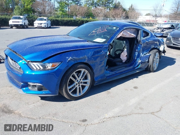 2017 Ford Mustang EcoBoost with VIN 1FA6P8TH9H5236608, listed as a IAAI auction lot 41839902 with 67,037 mi miles. Bid and sale history available at carsss.com. Image 2.