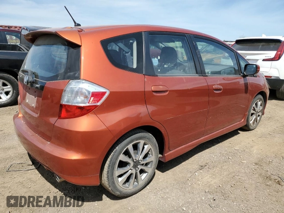 2012 Honda Fit Sport with VIN JHMGE8H54CC019571, listed as a Copart auction lot 56138305 with 52,504 mi miles and Clean Title. Bid and sale history available at DreamBid. Image 3.