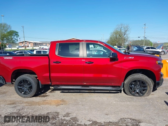 2021 Chevrolet Silverado 1500 LT Trail Boss with VIN 1GCPYFED3MZ381916, listed as a IAAI auction lot 42032978 with 20,734 mi miles and . Bid and sale history available at DreamBid. Image 13.