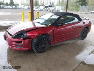 2002 Mitsubishi Eclipse GT with VIN 4A3AE85H92E055455, listed as a IAAI auction lot 42014844 with 192,031 mi miles. Bid and sale history available at carsss.com. Image 2.