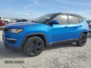 2018 Jeep Compass Latitude with VIN 3C4NJCBB9JT300224, listed as a Copart auction lot 49229115 with 108,081 mi miles and Salvage Title. Bid and sale history available at carsss.com. Image 1.