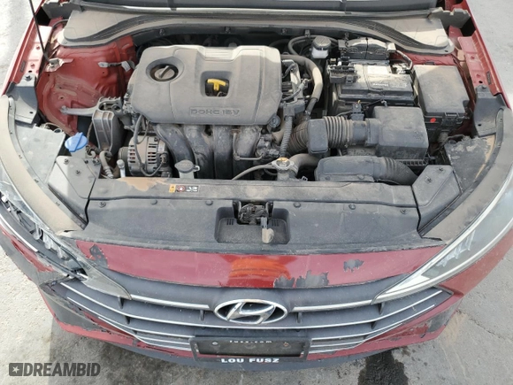 2020 Hyundai Elantra SEL with VIN 5NPD84LF8LH512422, listed as a Copart auction lot 51120345 with 95,787 mi miles and Salvage Title. Bid and sale history available at carsss.com. Image 11.