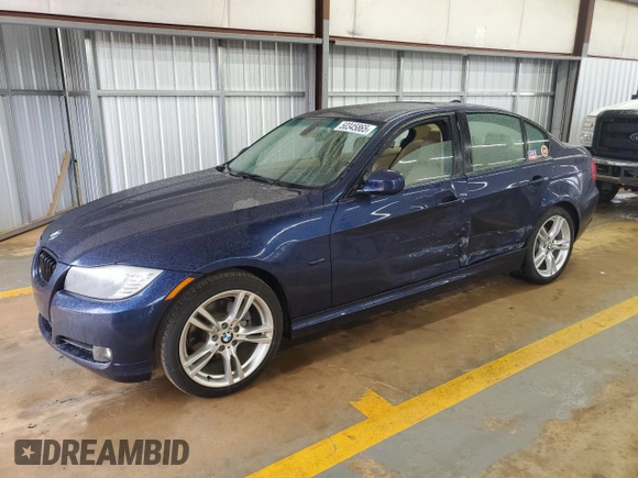 2011 BMW 3 Series 328i with VIN WBAPH7G50BNN07677, listed as a Copart auction lot 50345865 with 99,454 mi miles and Salvage Title. Bid and sale history available at carsss.com. Image 1.