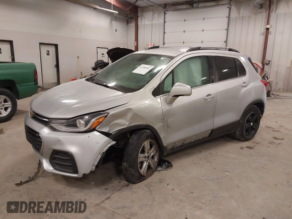 2019 Chevrolet Trax LT with VIN 3GNCJLSB3KL280097, listed as a IAAI auction lot 41286963 with Not Provided miles and . Bid and sale history available at carsss.com. Image 16.