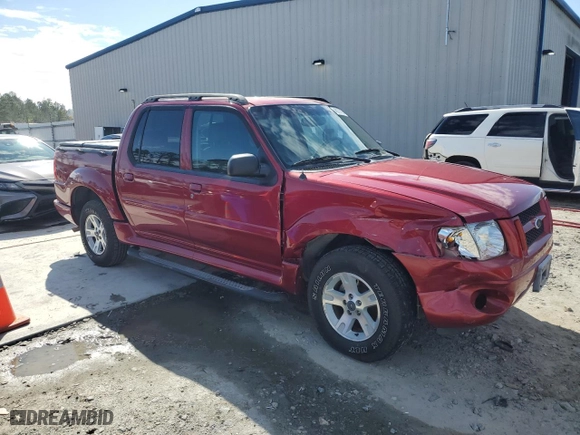 2005 Ford Explorer Sport Trac XLS with VIN 1FMZU67K35UA65717, listed as a Copart auction lot 46278795 with 141,389 mi miles and Salvage Title. Bid and sale history available at carsss.com. Image 4.