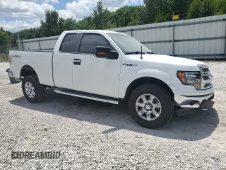 2013 Ford F-150 XL with VIN 1FTFX1EF4DFB02199, listed as a Copart auction lot 61959245 with 165,390 mi miles and Salvage title. Bid and sale history available at DreamBid. Image 4.