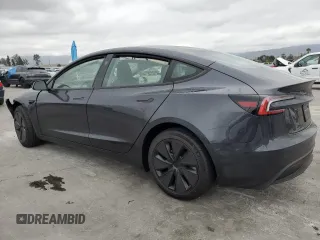 2025 Tesla Model 3 Long Range with VIN 5YJ3E1EA9SF966602, listed as a Copart auction lot 53571325 with 1,382 mi miles and Salvage title. Bid and sale history available at DreamBid. Image 2.