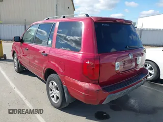2005 Honda Pilot EX-L with VIN 2HKYF18545H544535, listed as a IAAI auction lot 42250692 with 232,994 mi miles and . Bid and sale history available at DreamBid. Image 3.