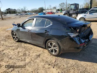 2020 Nissan Sentra SV with VIN 3N1AB8CV1LY217221, listed as a Copart auction lot 48019455 with 60,228 mi miles and Salvage Title. Bid and sale history available at carsss.com. Image 2.