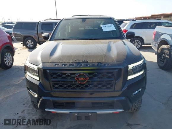 2022 Nissan Frontier S with VIN 1N6ED1EK2NN677116, listed as a IAAI auction lot 42017620 with 14,653 mi miles. Bid and sale history available at carsss.com. Image 12.