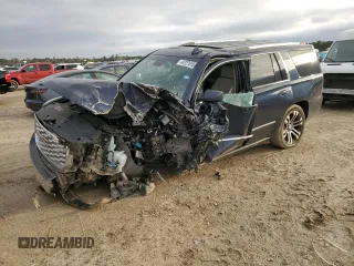 2019 GMC Yukon Denali with VIN 1GKS2CKJ4KR367450, listed as a Copart auction lot 44727615 with 0 mi miles and Non Repairable. Bid and sale history available at carsss.com. Image 1.