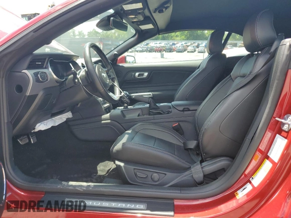 2022 Ford Mustang GT Premium with VIN 1FATP8FF1N5131263, listed as a Copart auction lot 59709614 with 3,692 mi miles and Salvage title. Bid and sale history available at DreamBid. Image 7.