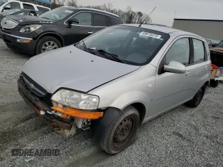 2008 Chevrolet Aveo LS with VIN KL1TD66678B096121, listed as a Copart auction lot 49073375 with 117,113 mi miles and Salvage Title. Bid and sale history available at DreamBid. Image 1.