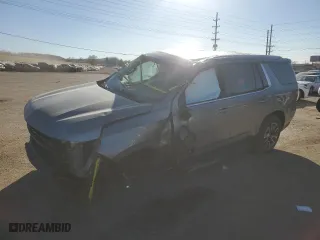 2023 Chevrolet Tahoe LT with VIN 1GNSKNKD9PR248468, listed as a Copart auction lot 44017035 with 0 mi miles and Salvage Title. Bid and sale history available at carsss.com. Image 1.