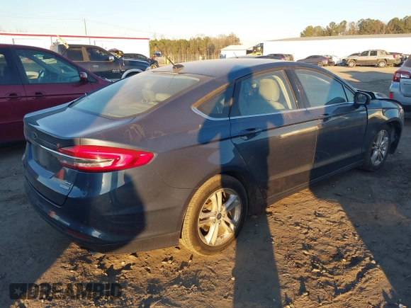 2018 Ford Fusion SE with VIN 3FA6P0HD6JR224085, listed as a IAAI auction lot 41437286 with 85,340 mi miles and . Bid and sale history available at DreamBid. Image 4.