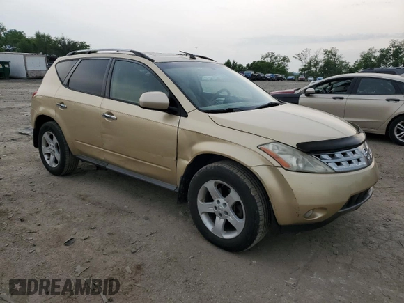 2003 Nissan Murano SE z VIN JN8AZ08W23W212200, wystawiony jako Copart lot #55386665 z przebiegiem 205 047 mil mil oraz Szkoda całkowita • Salvage title. Historia ofert i sprzedaży dostępna na DreamBid. Obrazek 4.
