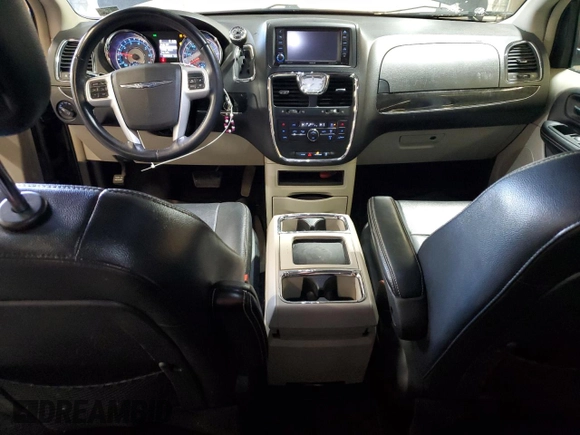 2015 Chrysler Town & Country Touring with VIN 2C4RC1BG5FR553630, listed as a Copart auction lot 54917685 with 163,450 mi miles and Clean Title. Bid and sale history available at carsss.com. Image 8.