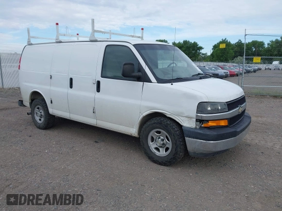 2008 Chevrolet Express Cargo with VIN 1GCFG154781194443, listed as a IAAI auction lot 42496633 with 192,497 mi miles and . Bid and sale history available at DreamBid. Image 1.