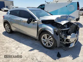 2018 Infiniti QX30 ESSENTIAL with VIN SJKCH5CP7JA005989, listed as a Copart auction lot 51963664 with 0 mi miles. Bid and sale history available at carsss.com. Image 4.