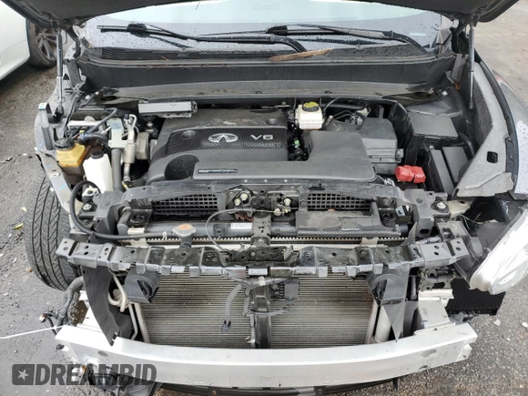 2015 Infiniti QX60 with VIN 5N1AL0MM1FC507436, listed as a Copart auction lot 50399365 with 80,006 mi miles and Salvage Title. Bid and sale history available at DreamBid. Image 12.