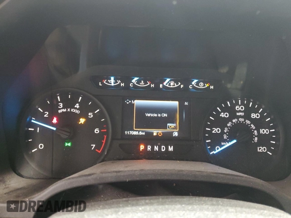2018 Ford F-150 XL with VIN 1FTEX1C54JKE82041, listed as a Copart auction lot 50186185 with 117,085 mi miles and Clean Title. Bid and sale history available at carsss.com. Image 9.