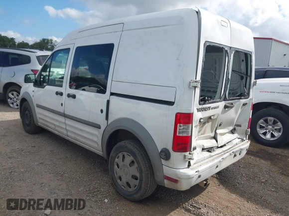 2013 Ford Transit Connect XLT with VIN NM0LS6BNXDT164862, listed as a IAAI auction lot 42564255 with 217,435 mi miles and . Bid and sale history available at DreamBid. Image 3.