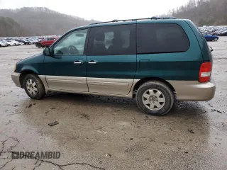 2003 Kia Sedona LX with VIN KNDUP131036440504, listed as a Copart auction lot 45048015 with 75,507 mi miles and Salvage Title. Bid and sale history available at carsss.com. Image 2.