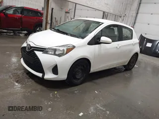 2015 Toyota Yaris L with VIN VNKKTUD3XFA041953, listed as a IAAI auction lot 41468626 with 165,178 mi miles and . Bid and sale history available at carsss.com. Image 2.