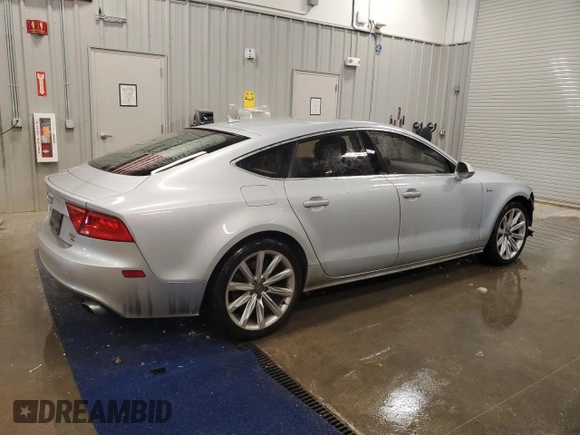 2012 Audi A7 Premium Plus with VIN WAUSGAFC4CN024267, listed as a Copart auction lot 49923675 with 167,639 mi miles and Clean title. Bid and sale history available at DreamBid. Image 3.
