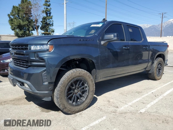 2020 Chevrolet Silverado 1500 RST with VIN 3GCPWDET7LG196686, listed as a Copart auction lot 49129375 with 72,562 mi miles and Salvage Title. Bid and sale history available at DreamBid. Image 1.