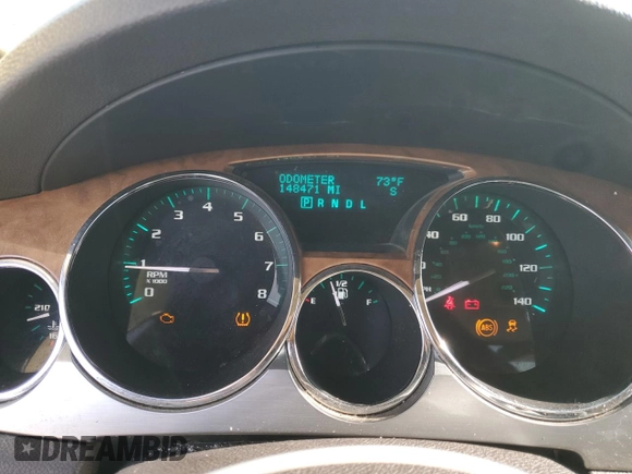 2011 Buick Enclave CXL-1 with VIN 5GAKRBED0BJ395771, listed as a Copart auction lot 47081575 with 148,471 mi miles and Salvage Title. Bid and sale history available at carsss.com. Image 9.