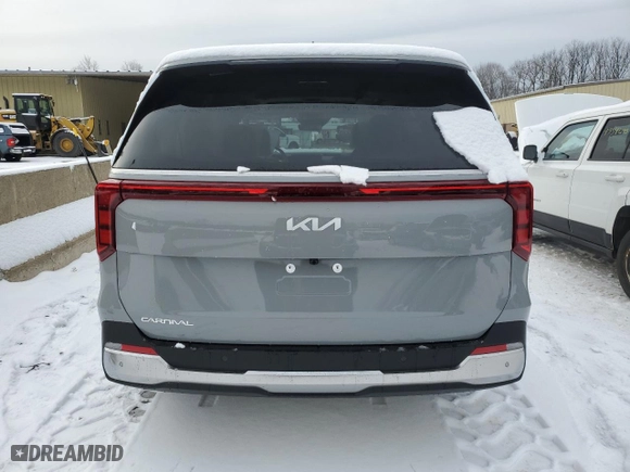 2025 Kia Carnival SX with VIN KNDNE5K33S6504361, listed as a Copart auction lot 42285335 with 34 mi miles and Salvage Title. Bid and sale history available at carsss.com. Image 6.