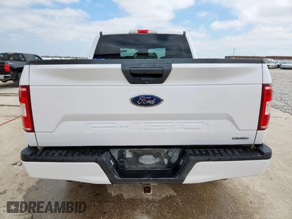 2019 Ford F-150 XL with VIN 1FTEW1CP6KKD96400, listed as a Copart auction lot 59563885 with 159,625 mi miles and Salvage title. Bid and sale history available at DreamBid. Image 6.