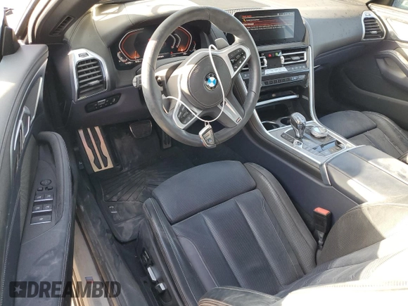 2022 BMW 8 Series 840i with VIN WBADZ4C0XNCH67676, listed as a Copart auction lot 76451084 with 16,694 mi miles and Non Repairable. Bid and sale history available at carsss.com. Image 8.