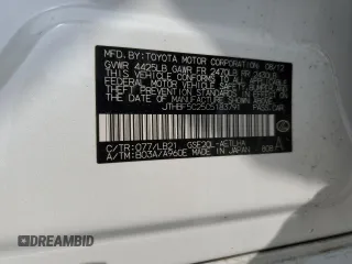 2012 Lexus IS 250 with VIN JTHBF5C25C5183791, listed as a Copart auction lot 54915085 with 170,381 mi miles and Salvage Title. Bid and sale history available at DreamBid. Image 13.