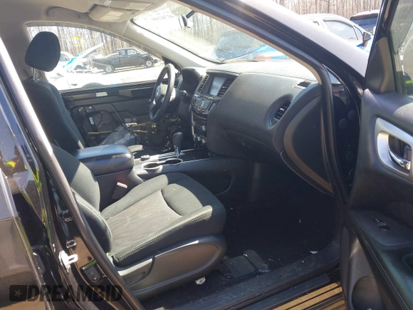 2018 Nissan Pathfinder S with VIN 5N1DR2MM0JC664021, listed as a IAAI auction lot 41741100 with 106,786 mi miles and . Bid and sale history available at DreamBid. Image 5.