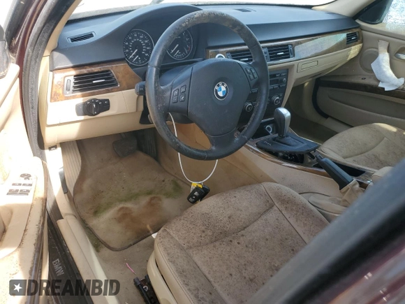 2007 BMW 3 Series 328i with VIN WBAVA33547KX80558, listed as a Copart auction lot 53379245 with 0 mi miles and Clean Title. Bid and sale history available at carsss.com. Image 8.