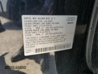 2012 Audi Q7 Prestige с VIN WA1VMAFE5CD004345, выставлен на аукционе Copart как лот 57056195 с пробегом 189 805 миль миль и Чистый • Clean title. История ставок и продаж доступна на DreamBid. Изображение 14.