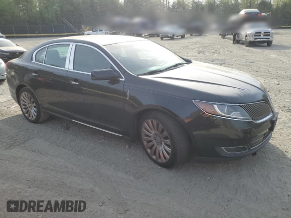 2014 Lincoln MKS with VIN 1LNHL9EK2EG610291, listed as a Copart auction lot 54544745 with 147,075 mi miles and Salvage Title. Bid and sale history available at carsss.com. Image 4.