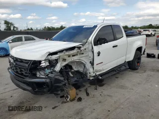 2021 Chevrolet Colorado 2WD LT with VIN 1GCHSCEA9M1297298, listed as a Copart auction lot 52123565 with 40,683 mi miles and Non Repairable. Bid and sale history available at carsss.com. Image 1.