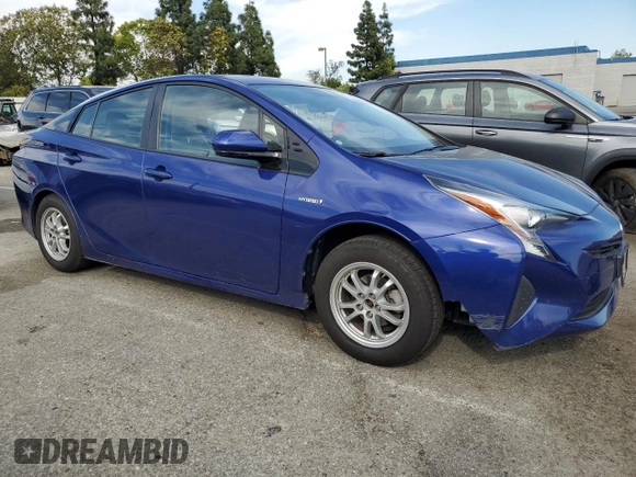 2016 Toyota Prius Four with VIN JTDKARFU1G3507499, listed as a Copart auction lot 52458735 with 86,917 mi miles and Salvage Title. Bid and sale history available at carsss.com. Image 4.