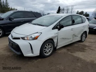 2015 Toyota Prius v Two with VIN JTDZN3EU4FJ021295, listed as a Copart auction lot 49945275 with NaN miles and Clean Title. Bid and sale history available at carsss.com. Image 1.